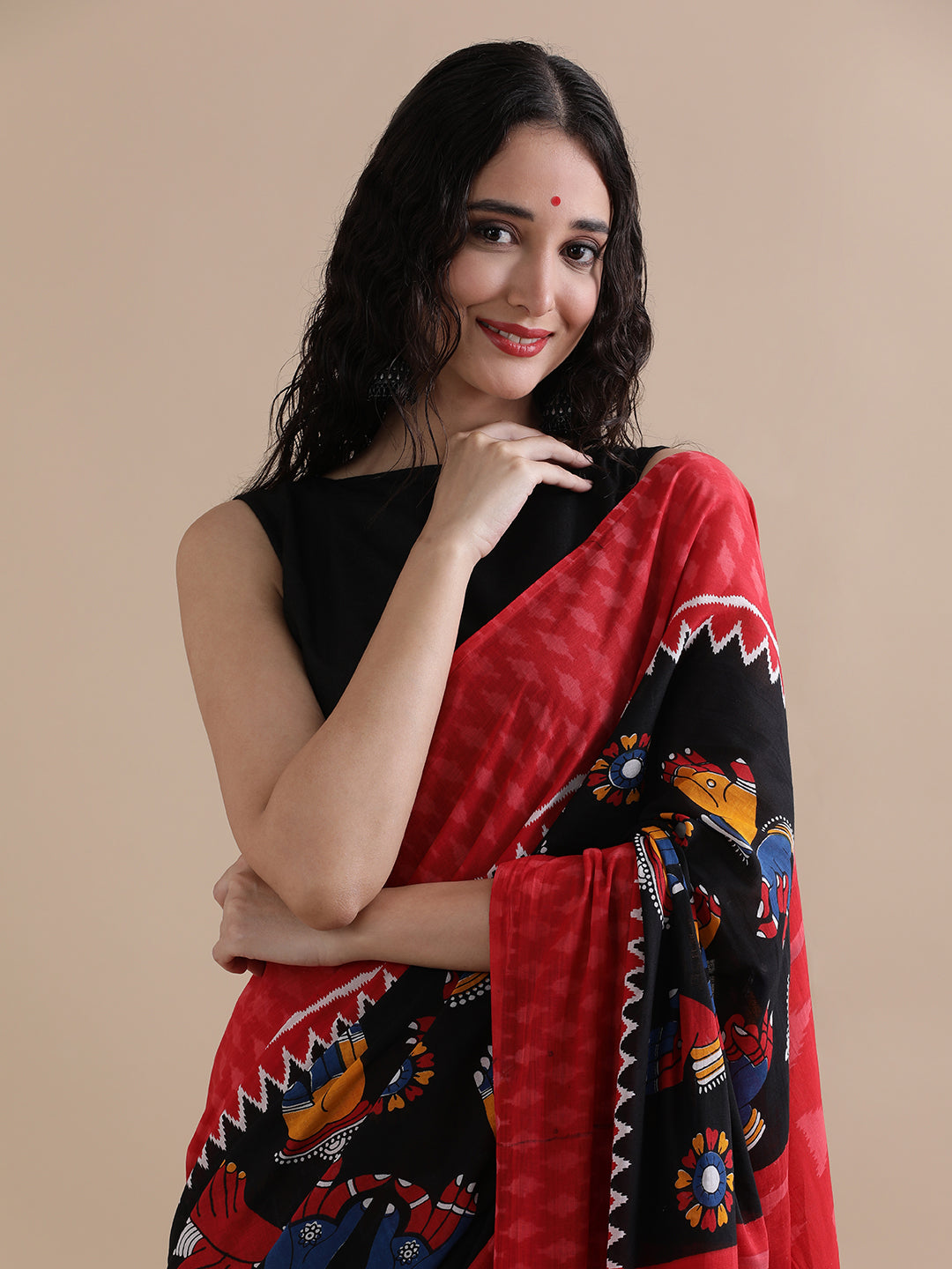 Mulmul Cotton Printed Saree