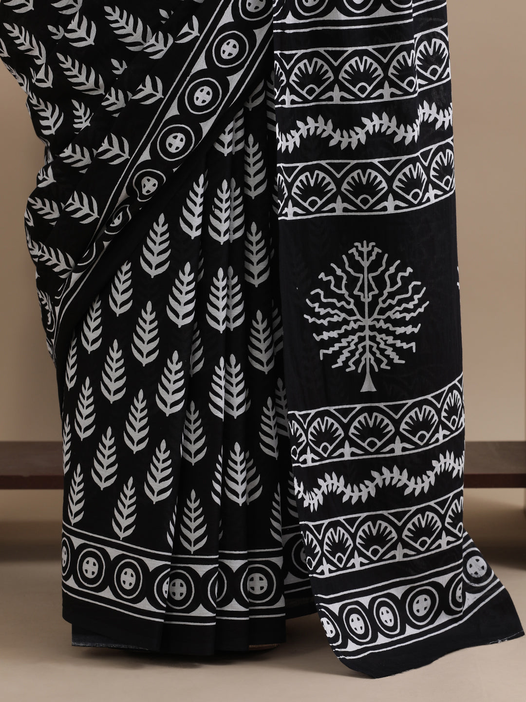 Mulmul Cotton Printed Saree