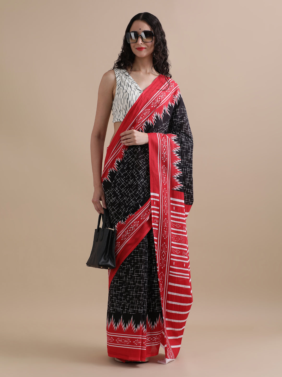 Mulmul Cotton Printed Saree