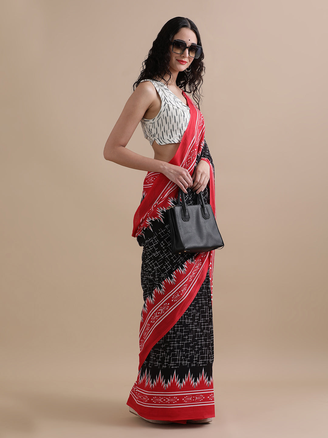 Mulmul Cotton Printed Saree