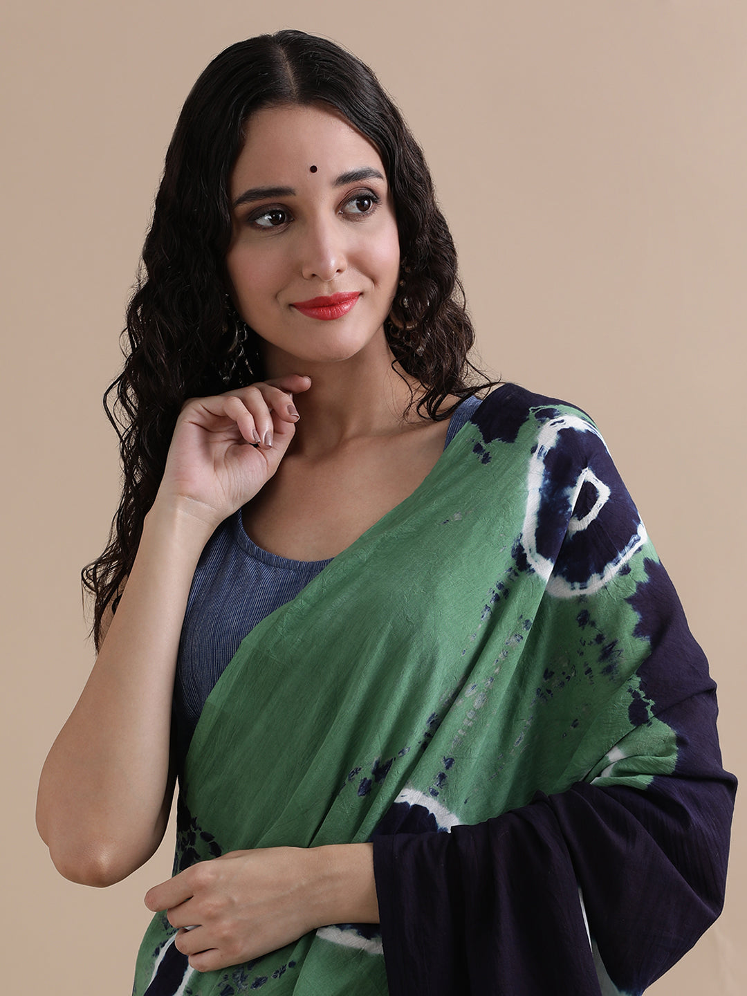 Mulmul Cotton Printed Saree