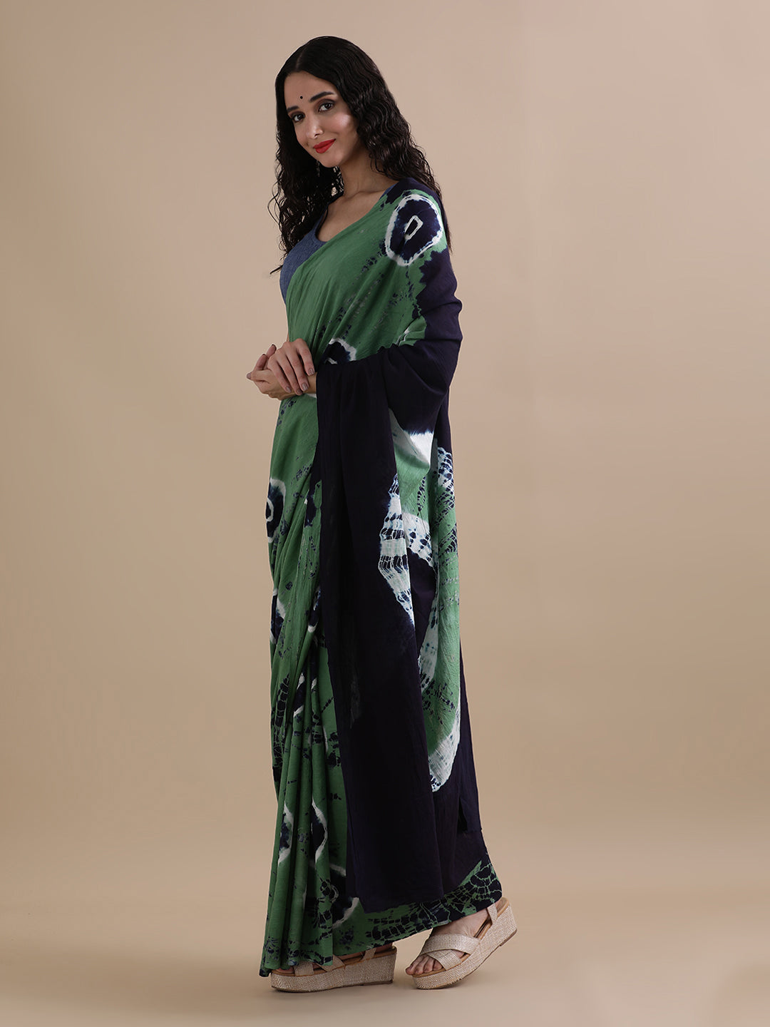 Mulmul Cotton Printed Saree