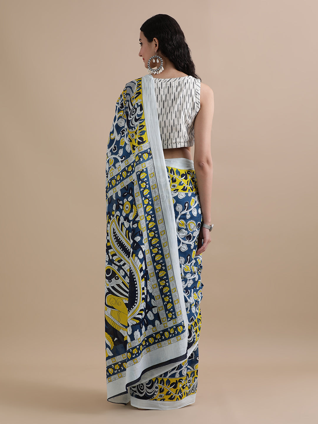 Mulmul Cotton Printed Saree