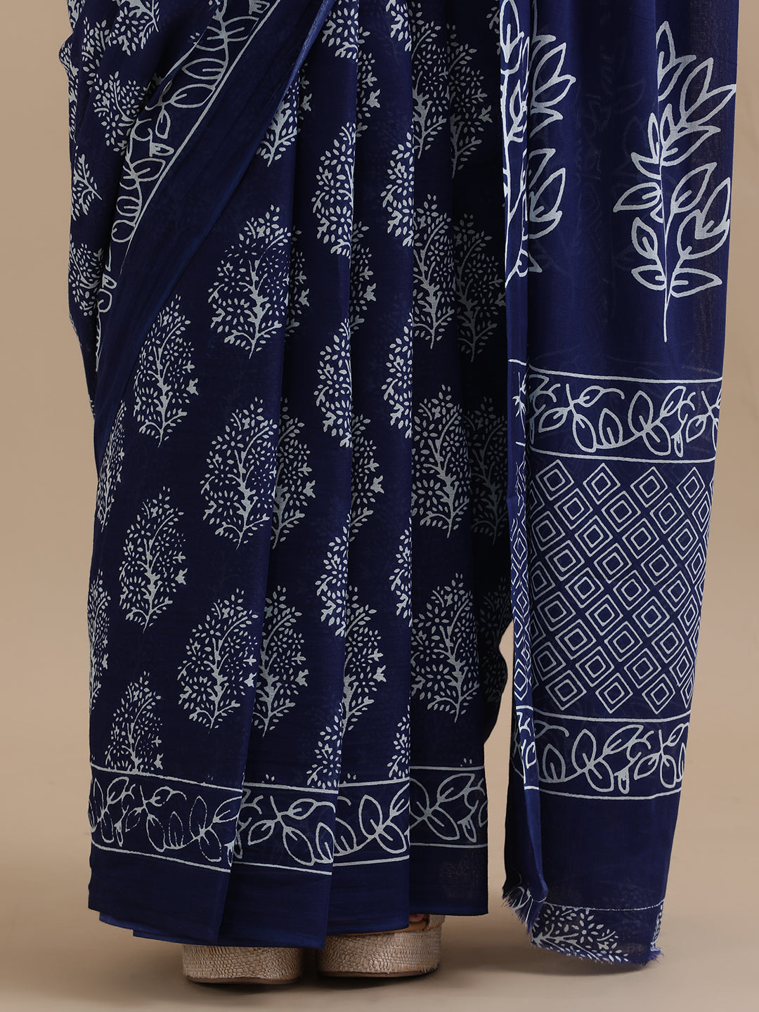 Mulmul Cotton Printed Saree