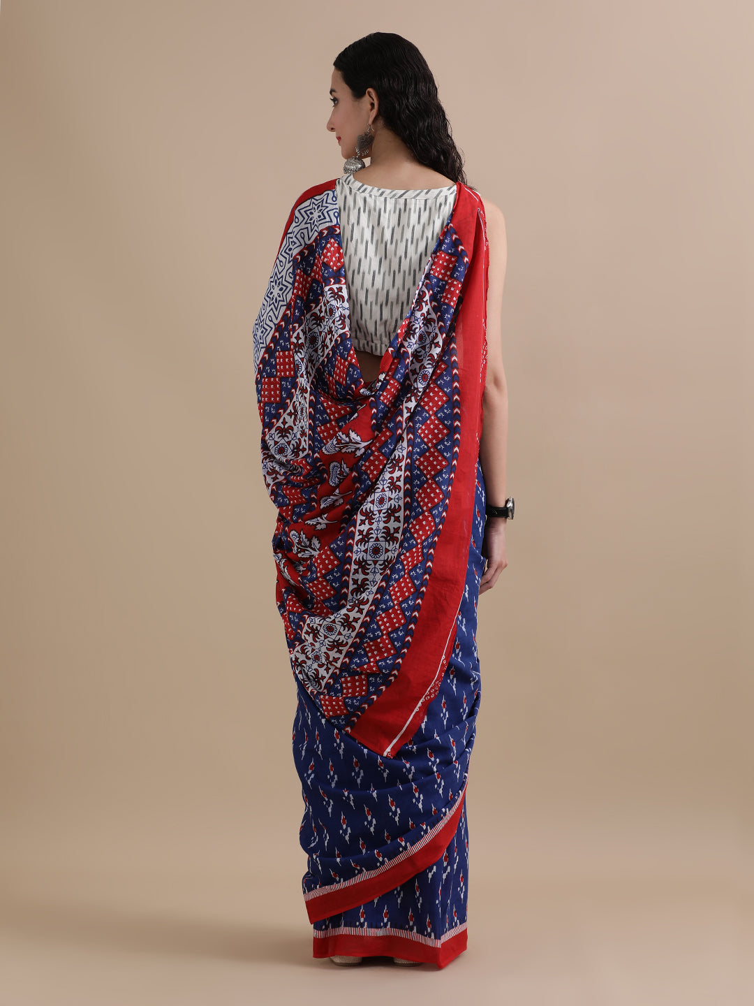 Mulmul Cotton Printed Saree