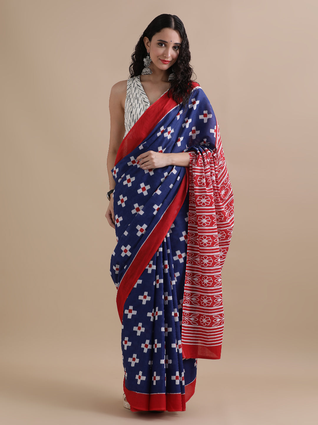 Mulmul Cotton Printed Saree