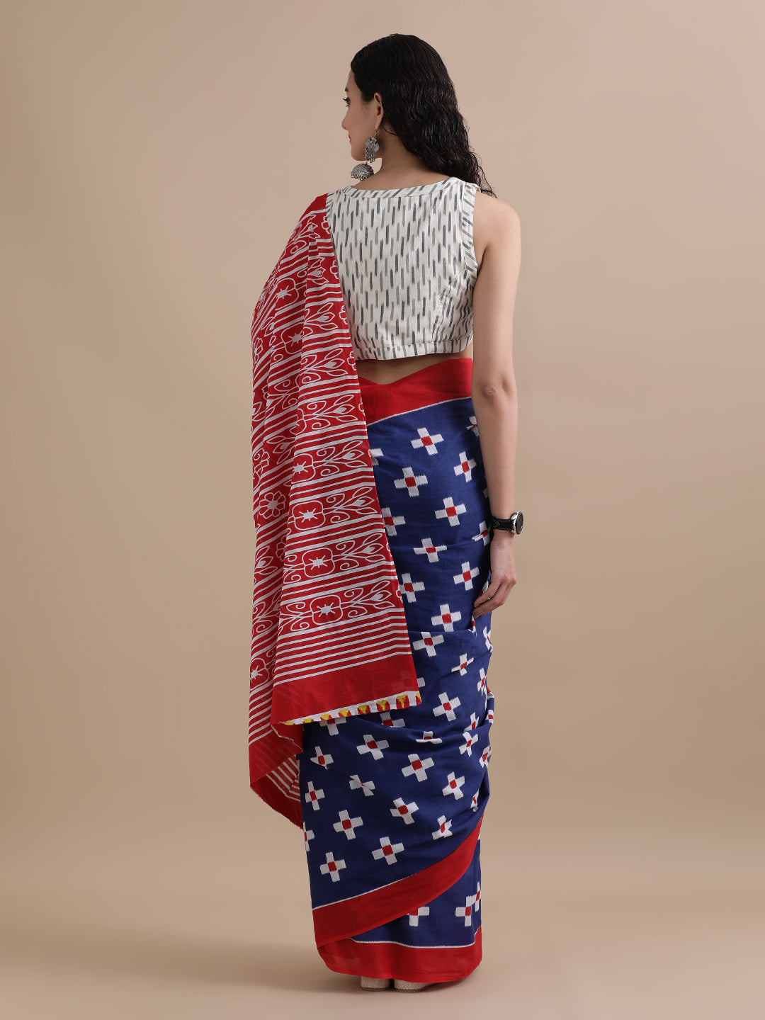 Mulmul Cotton Printed Saree