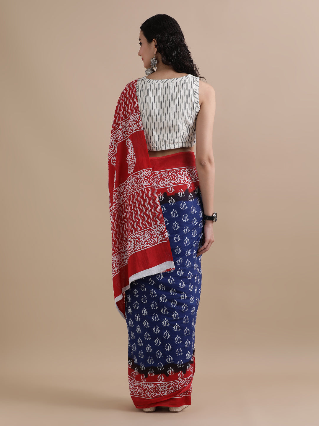 Mulmul Cotton Printed Saree