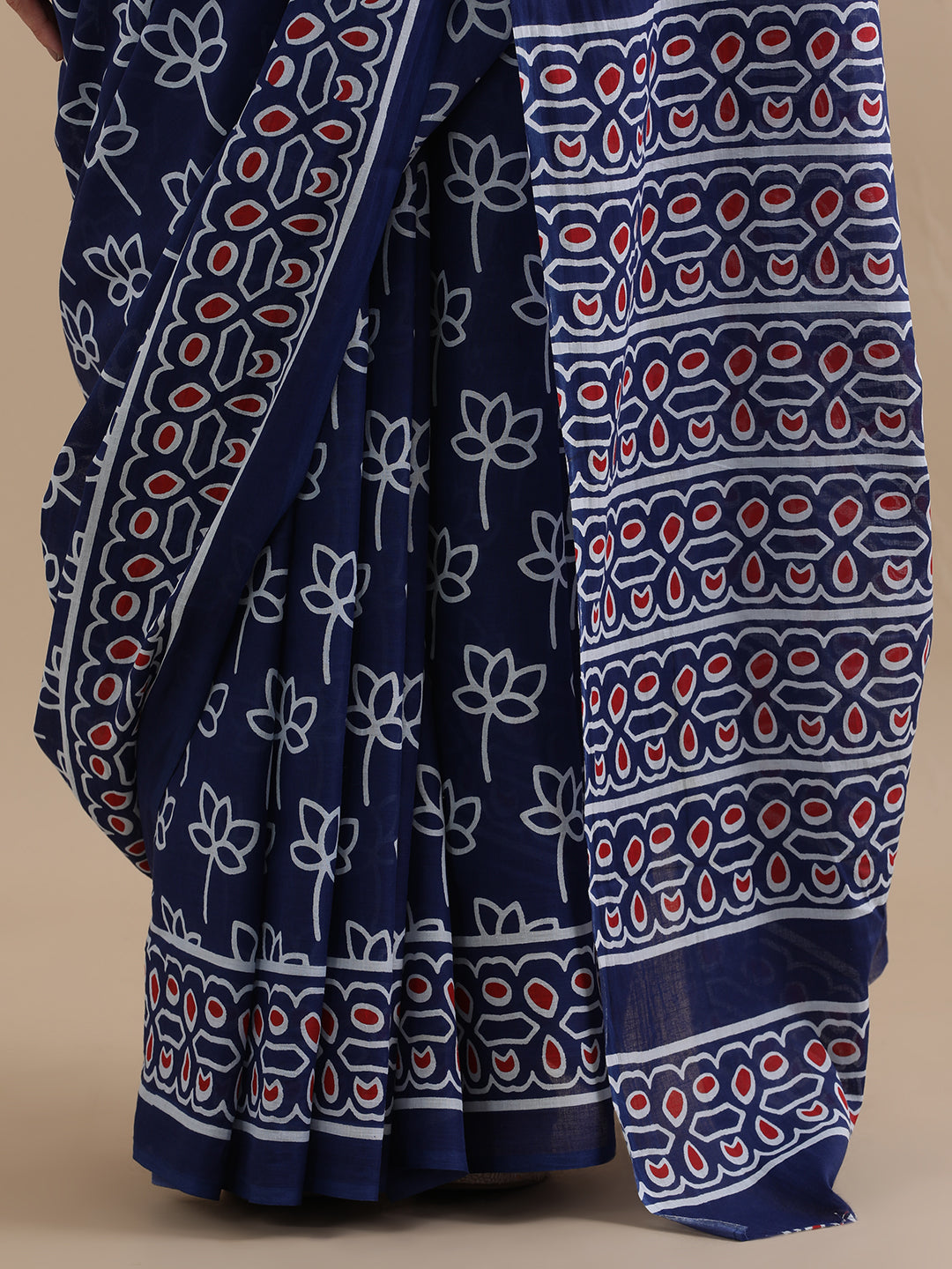 Mulmul Cotton Printed Saree