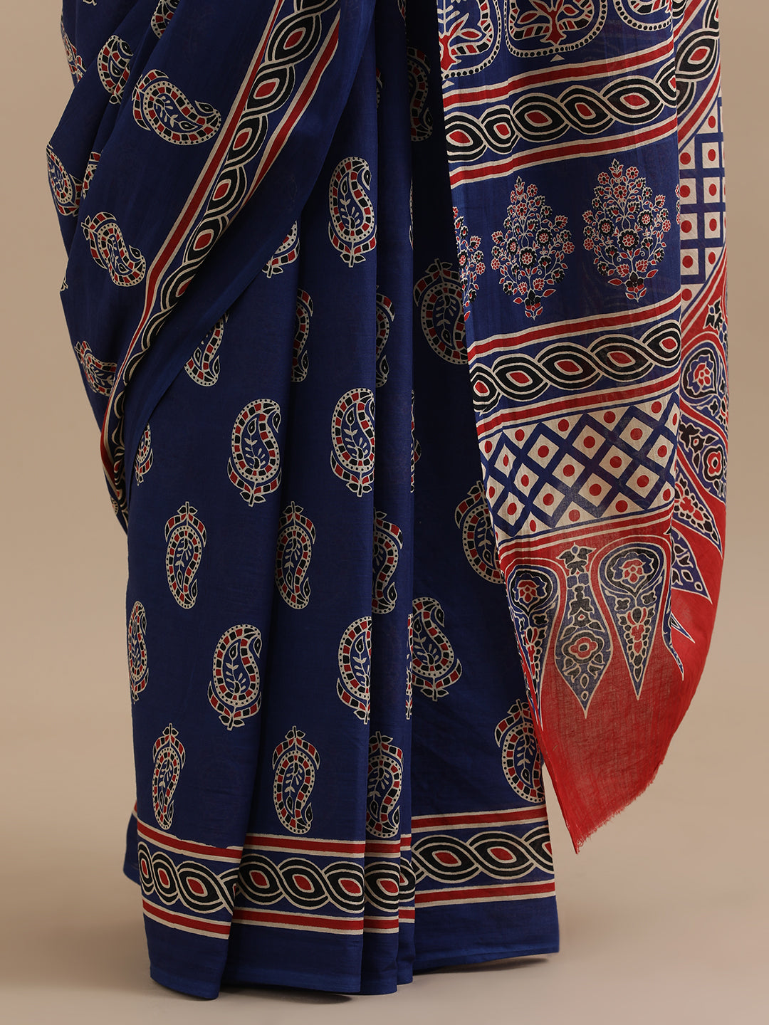 Mulmul Cotton Printed Saree