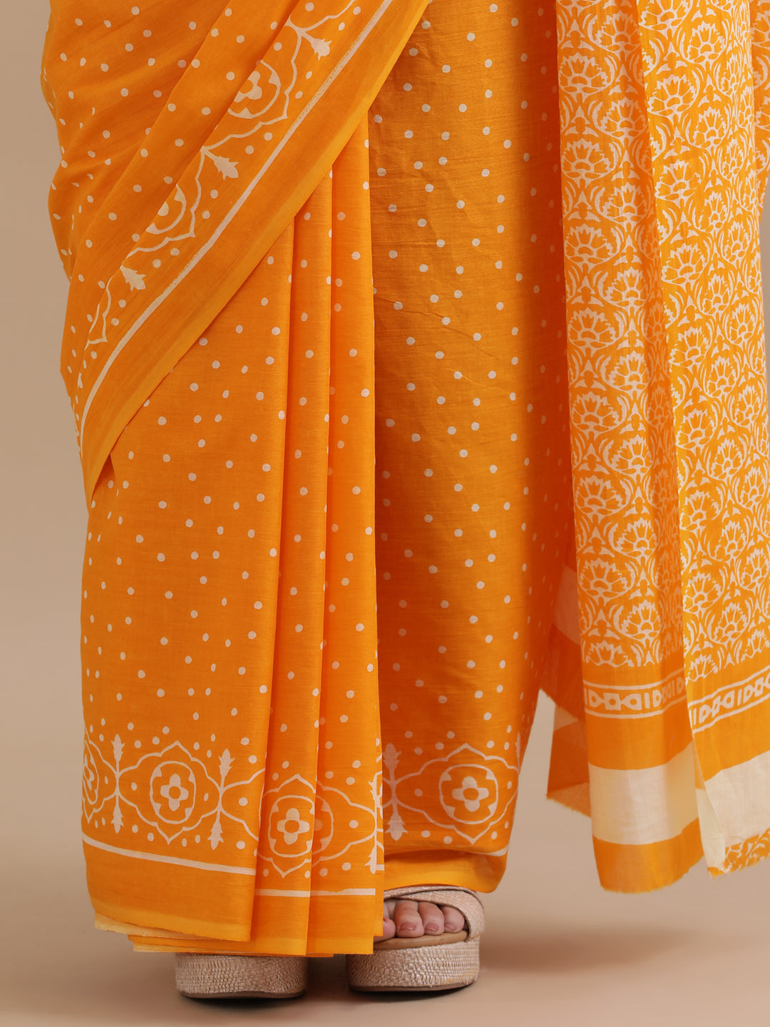 Mulmul Cotton Printed Saree