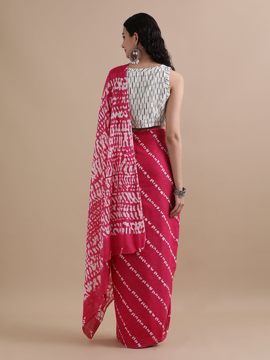 Mulmul Cotton Printed Saree