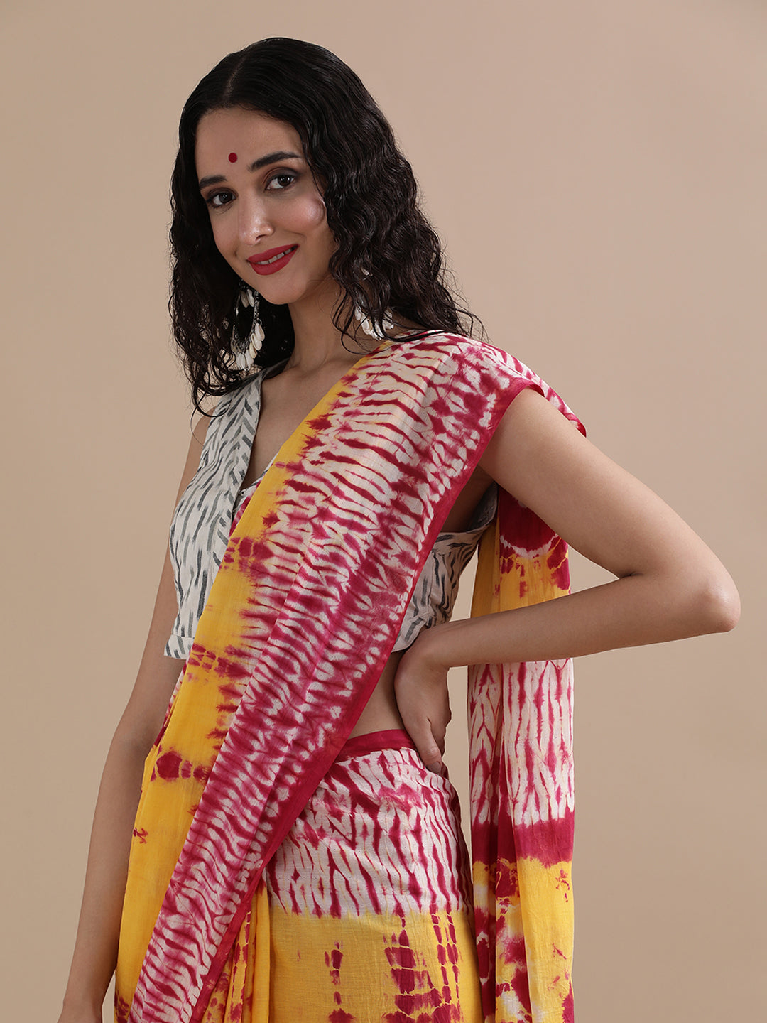 Mulmul Cotton Printed Saree