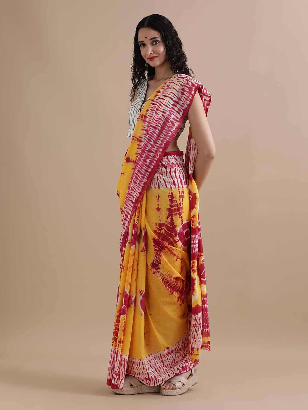 Mulmul Cotton Printed Saree