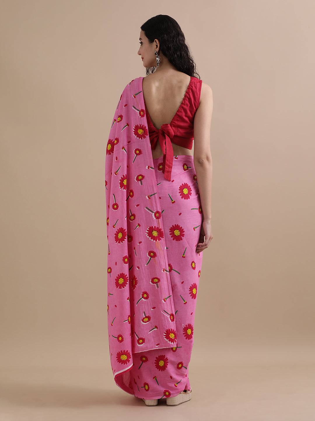 Mulmul Cotton Printed Saree