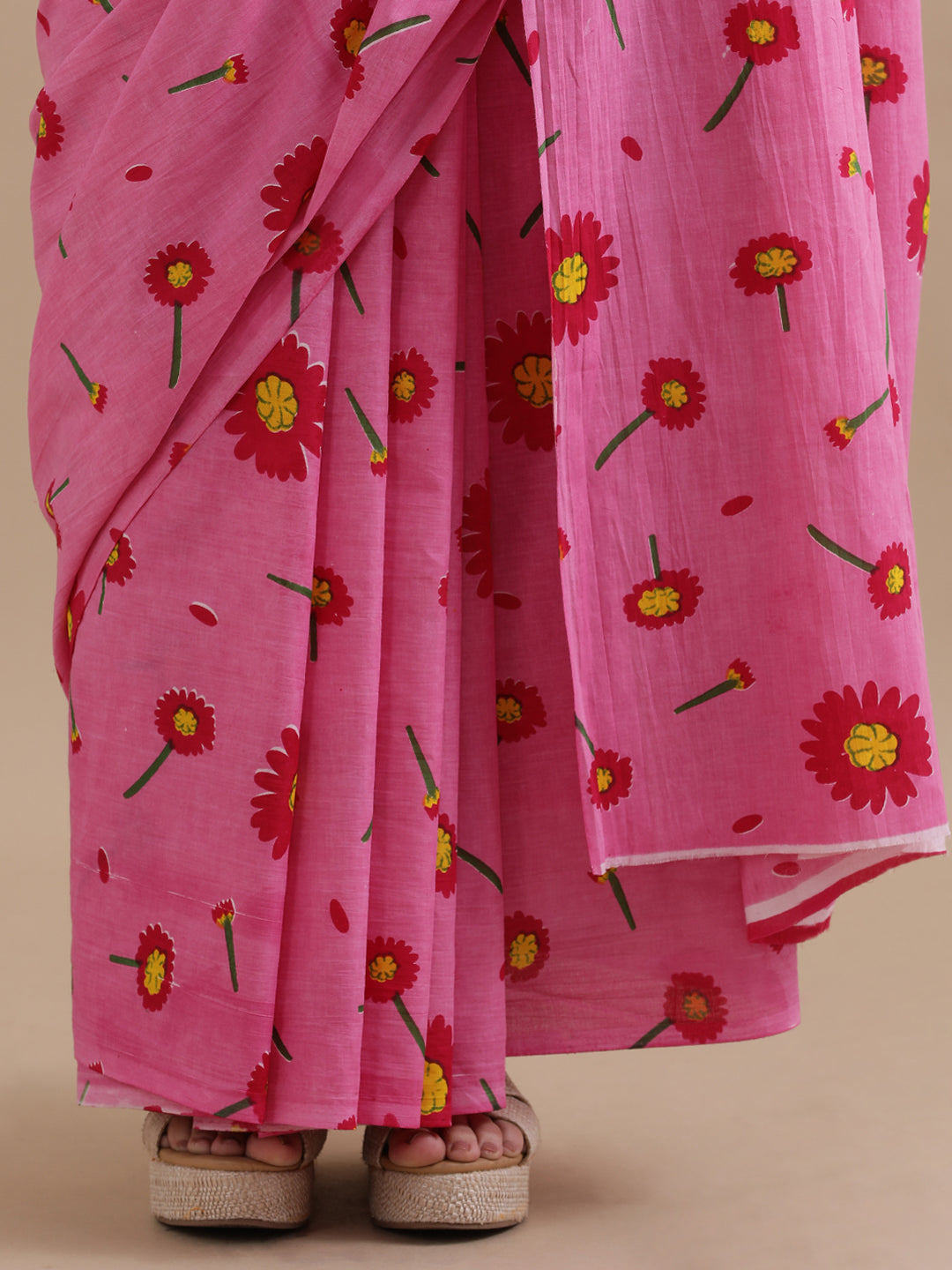 Mulmul Cotton Printed Saree