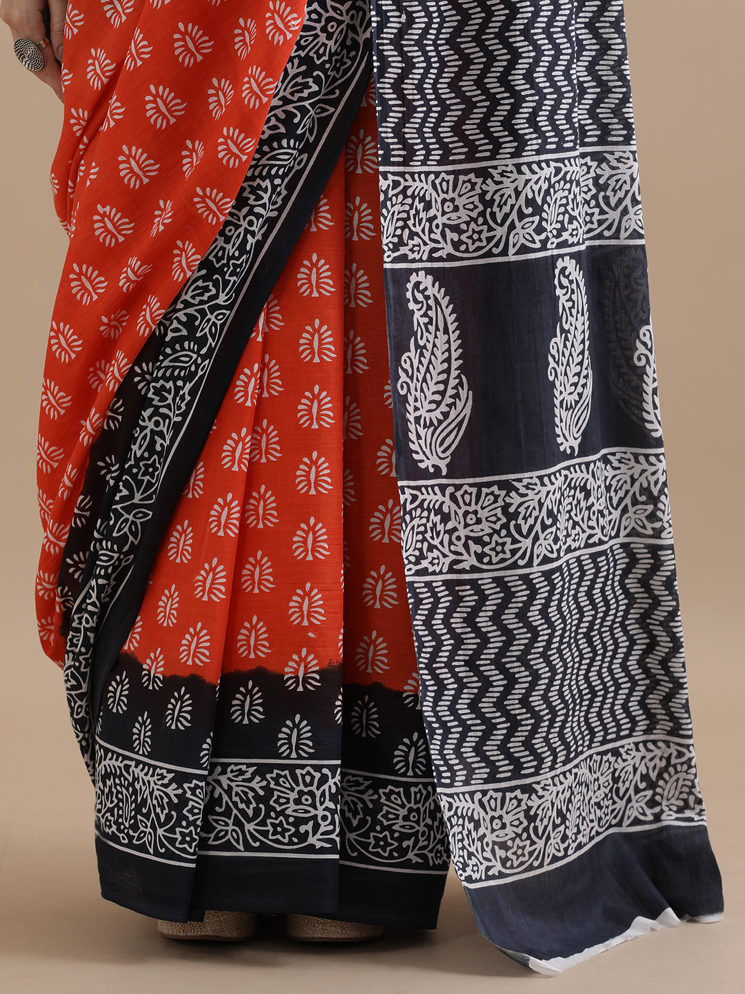 Mulmul Cotton Printed Saree