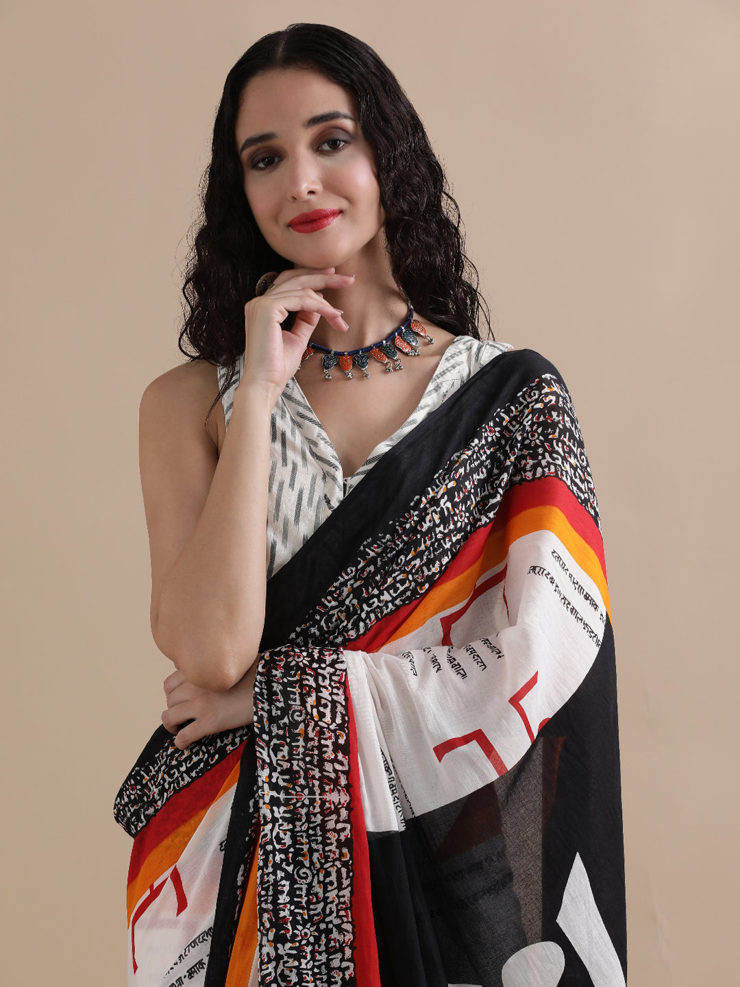 Mulmul Cotton Printed Saree