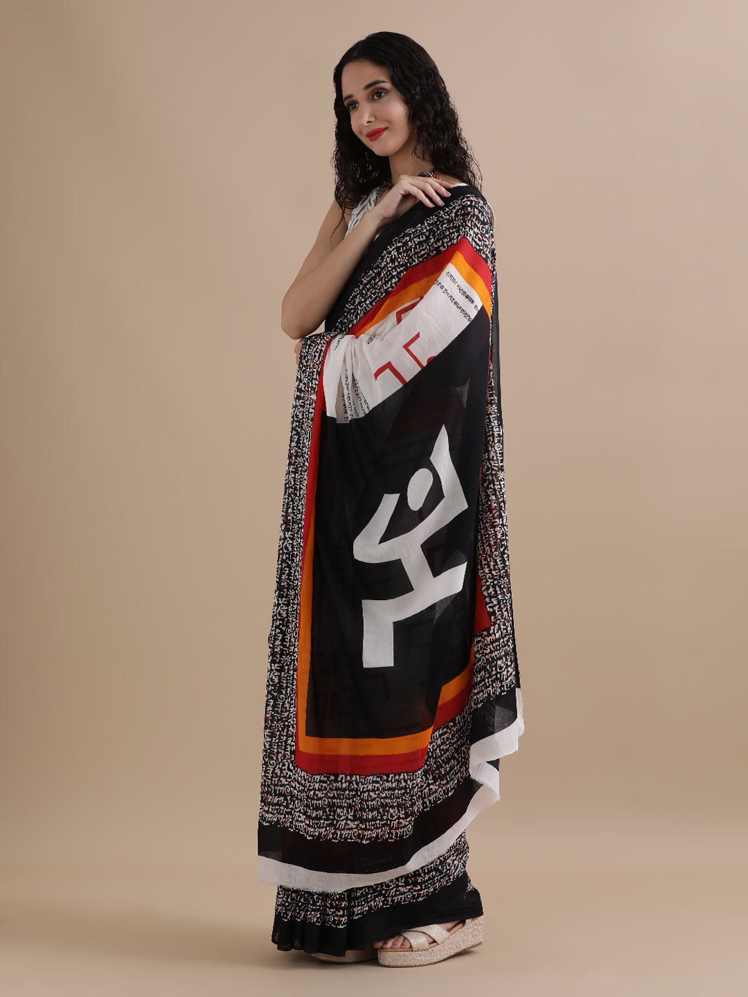 Mulmul Cotton Printed Saree