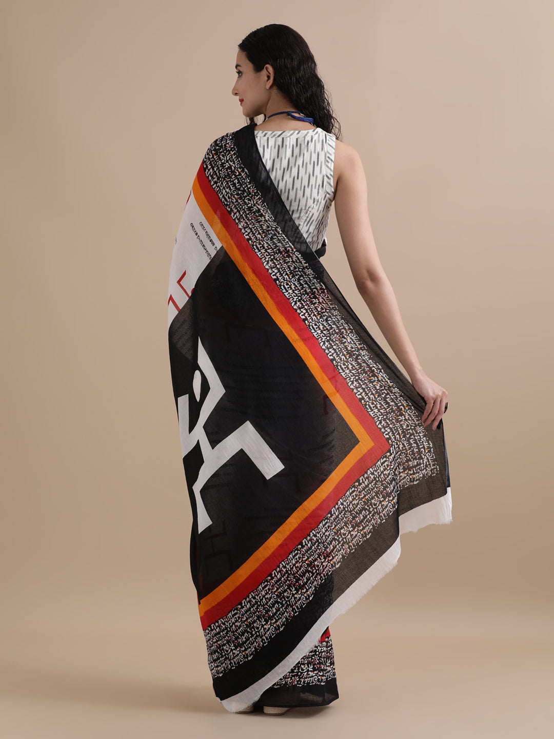 Mulmul Cotton Printed Saree