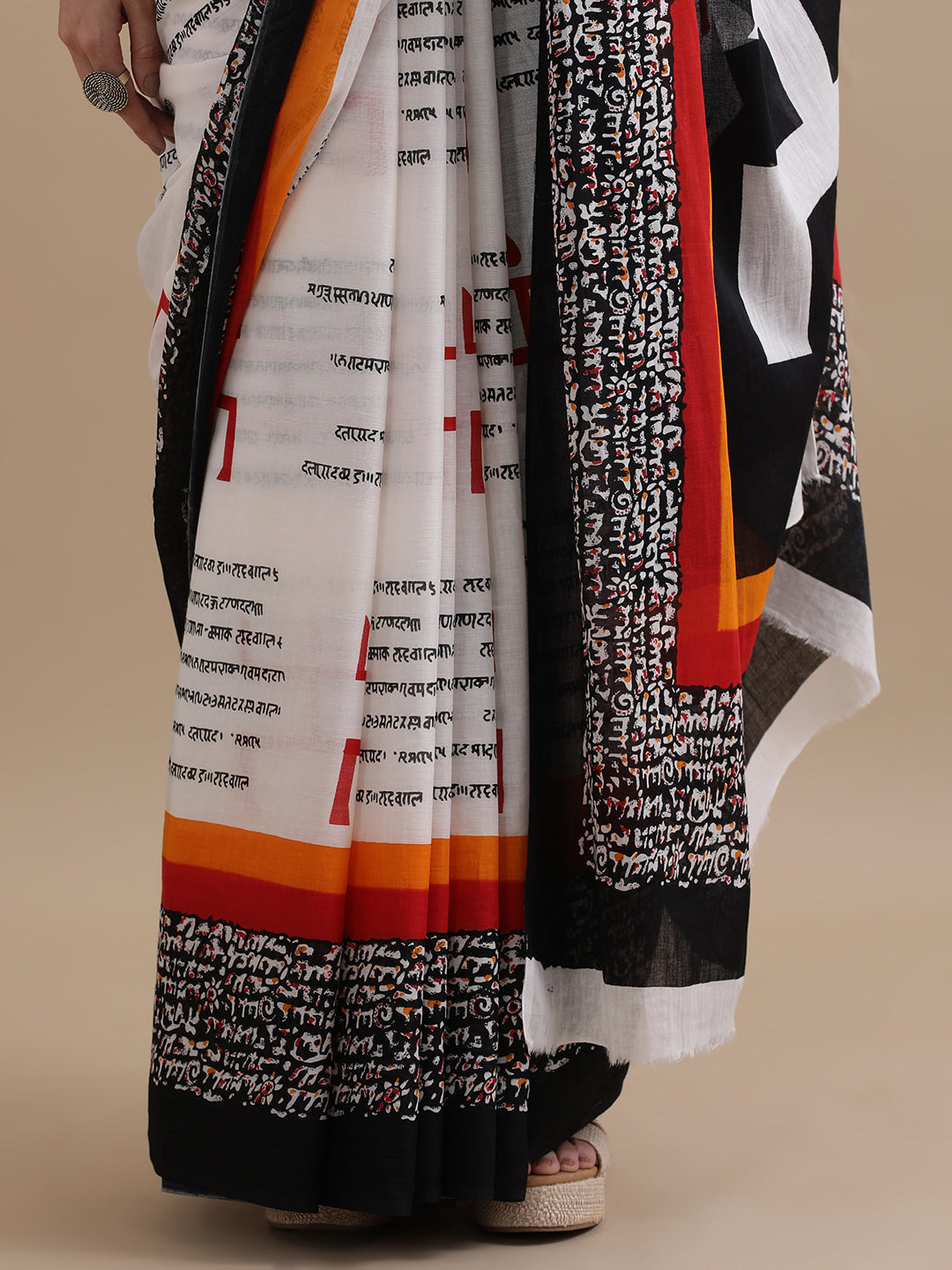 Mulmul Cotton Printed Saree