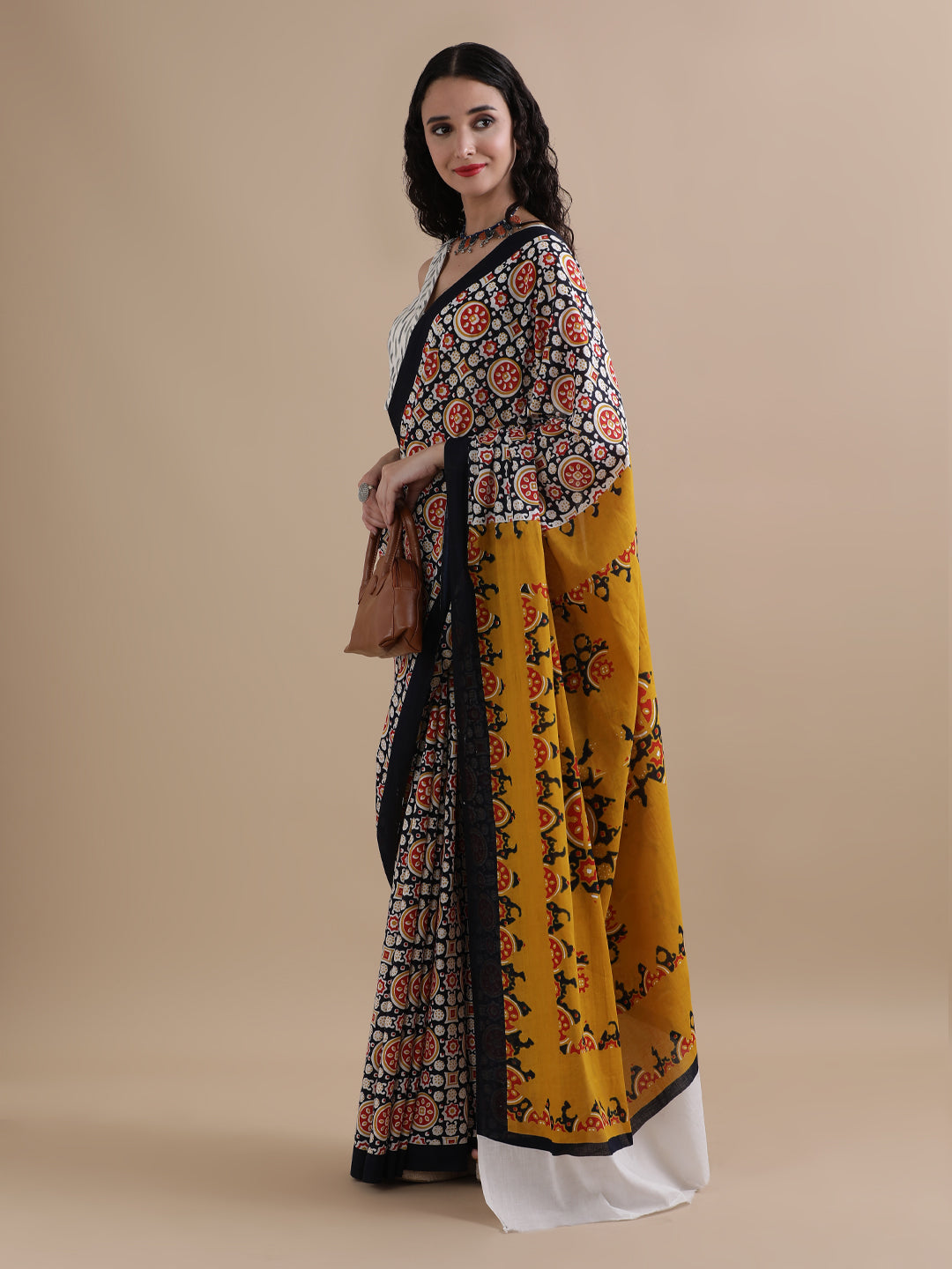 Mulmul Cotton Printed Saree