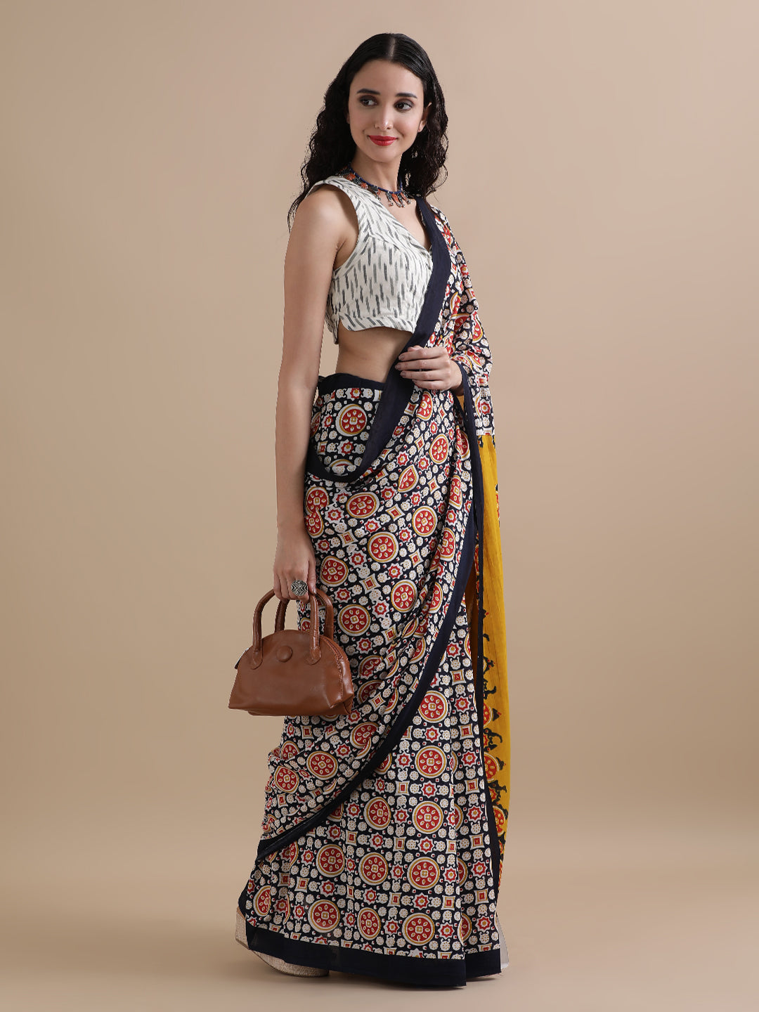 Mulmul Cotton Printed Saree