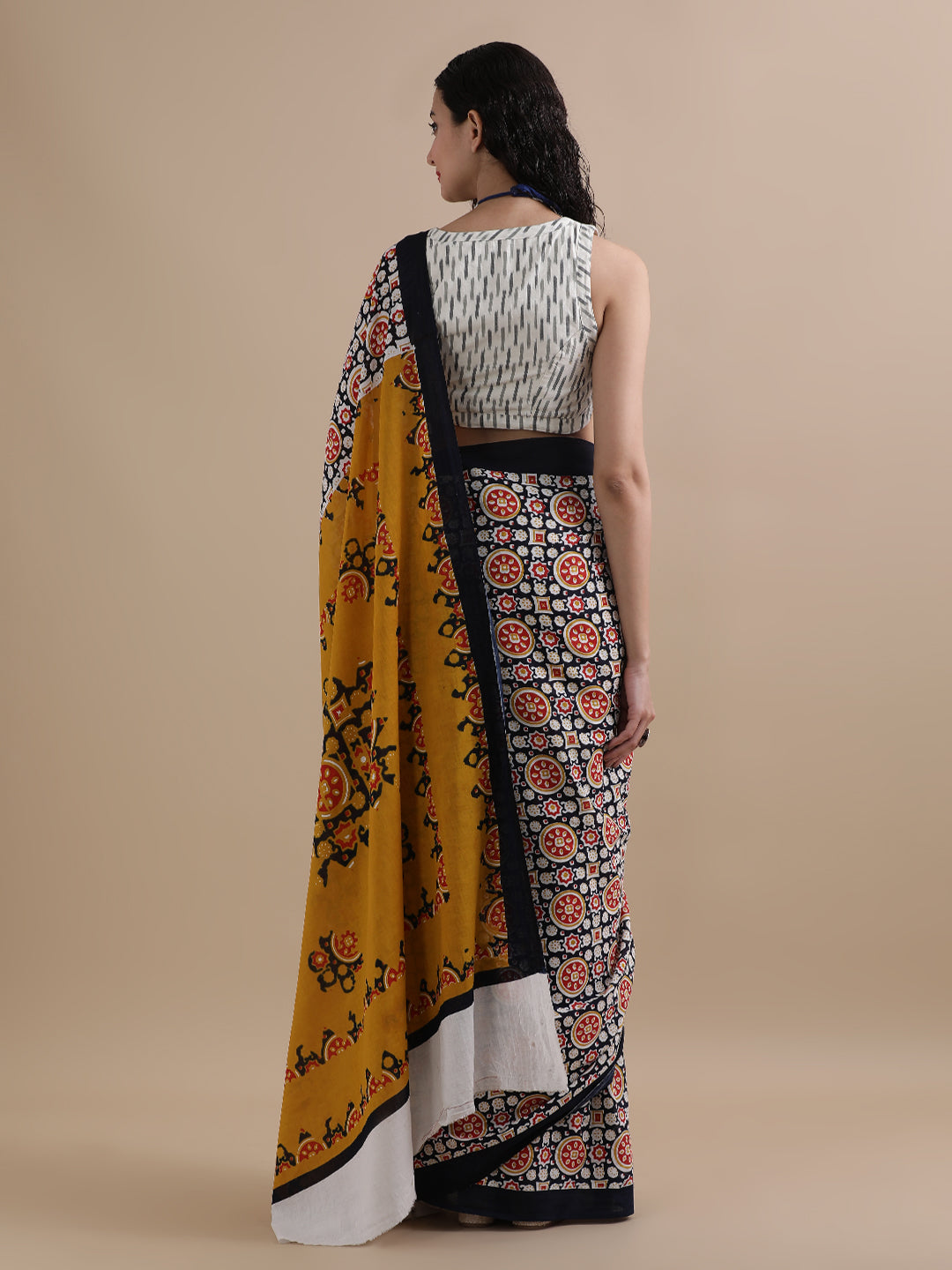 Mulmul Cotton Printed Saree