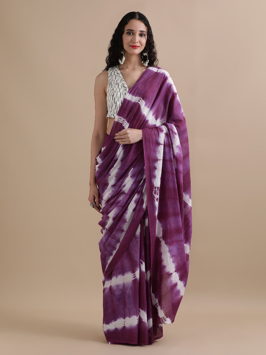 Mulmul Cotton Printed Saree