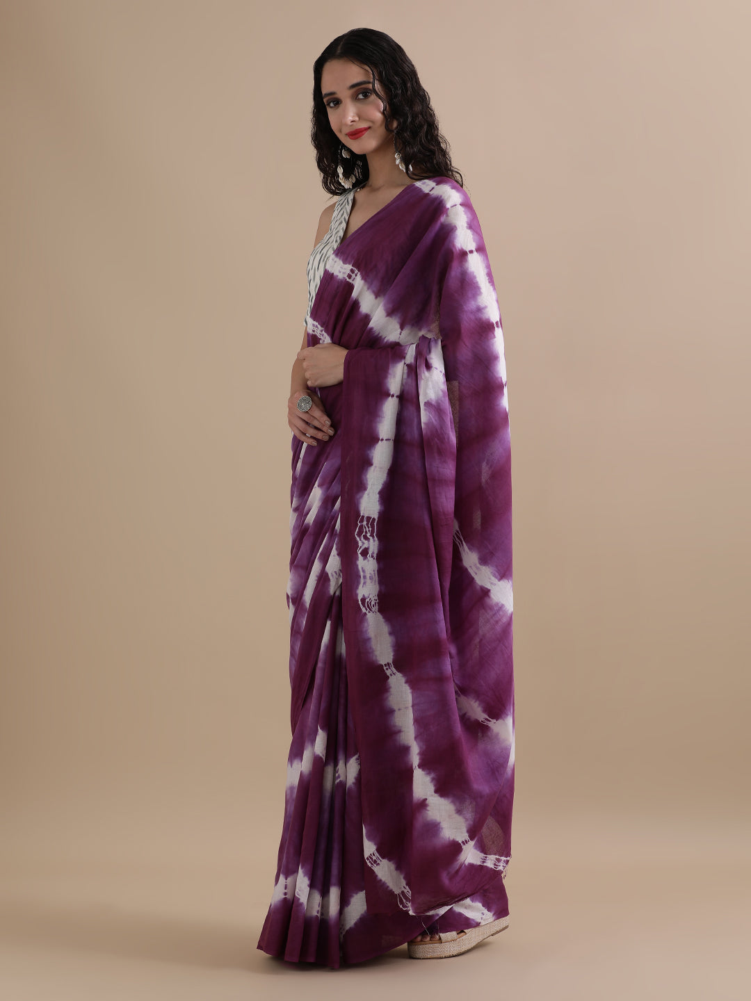 Mulmul Cotton Printed Saree