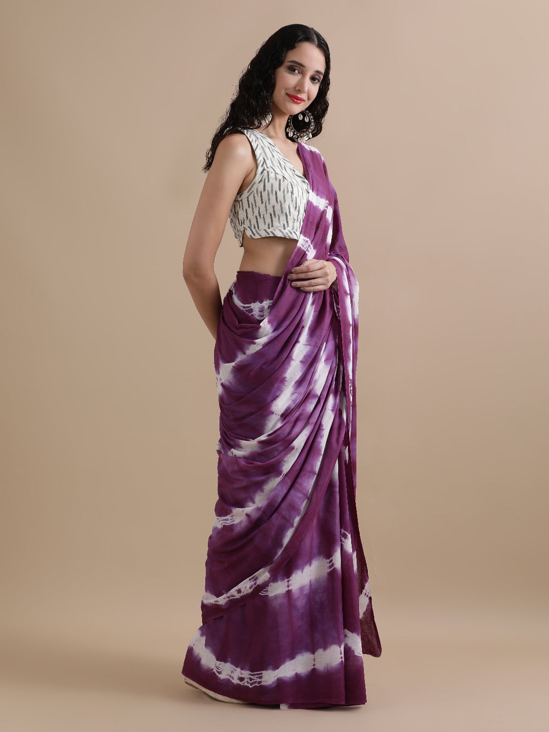 Mulmul Cotton Printed Saree