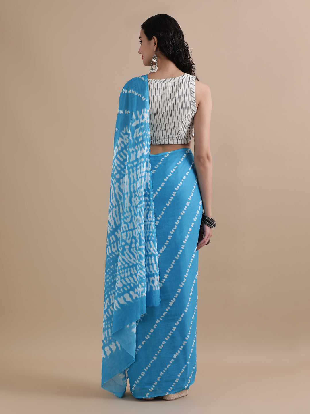 Mulmul Cotton Printed Saree