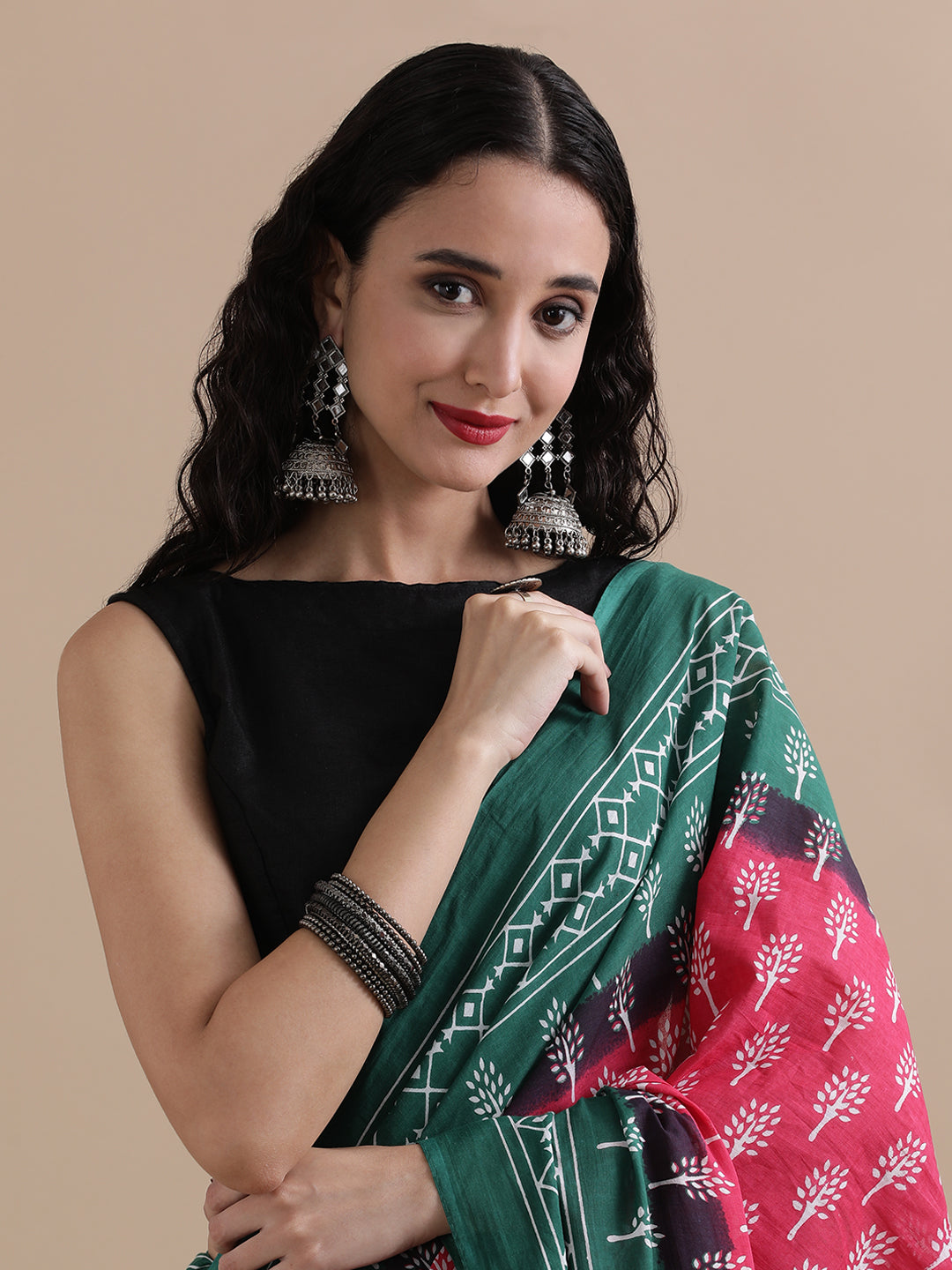 Mulmul Cotton Printed Saree