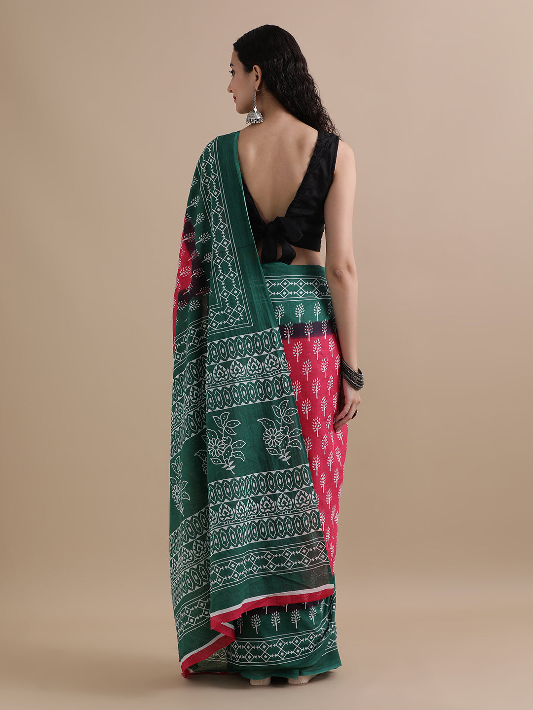 Mulmul Cotton Printed Saree