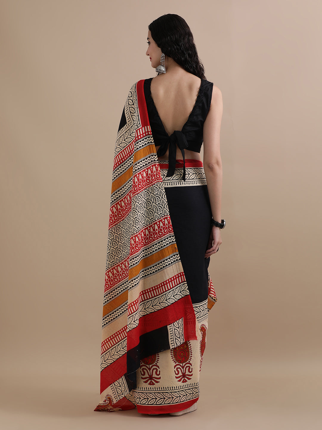 Mulmul Cotton Printed Saree