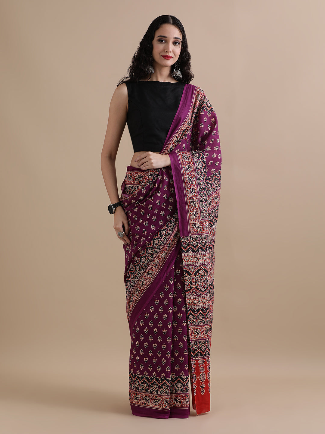 Mulmul Cotton Printed Saree