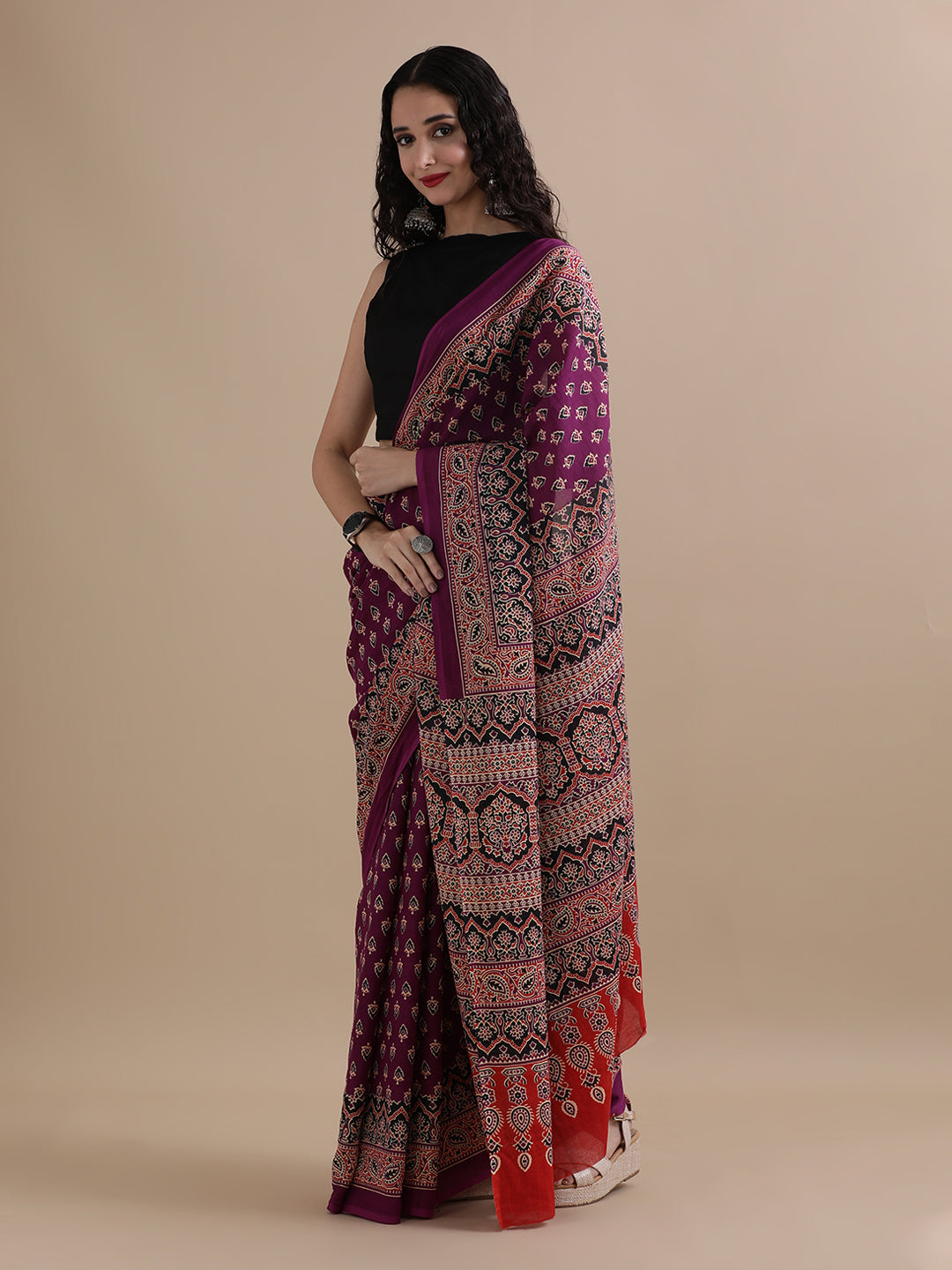 Mulmul Cotton Printed Saree