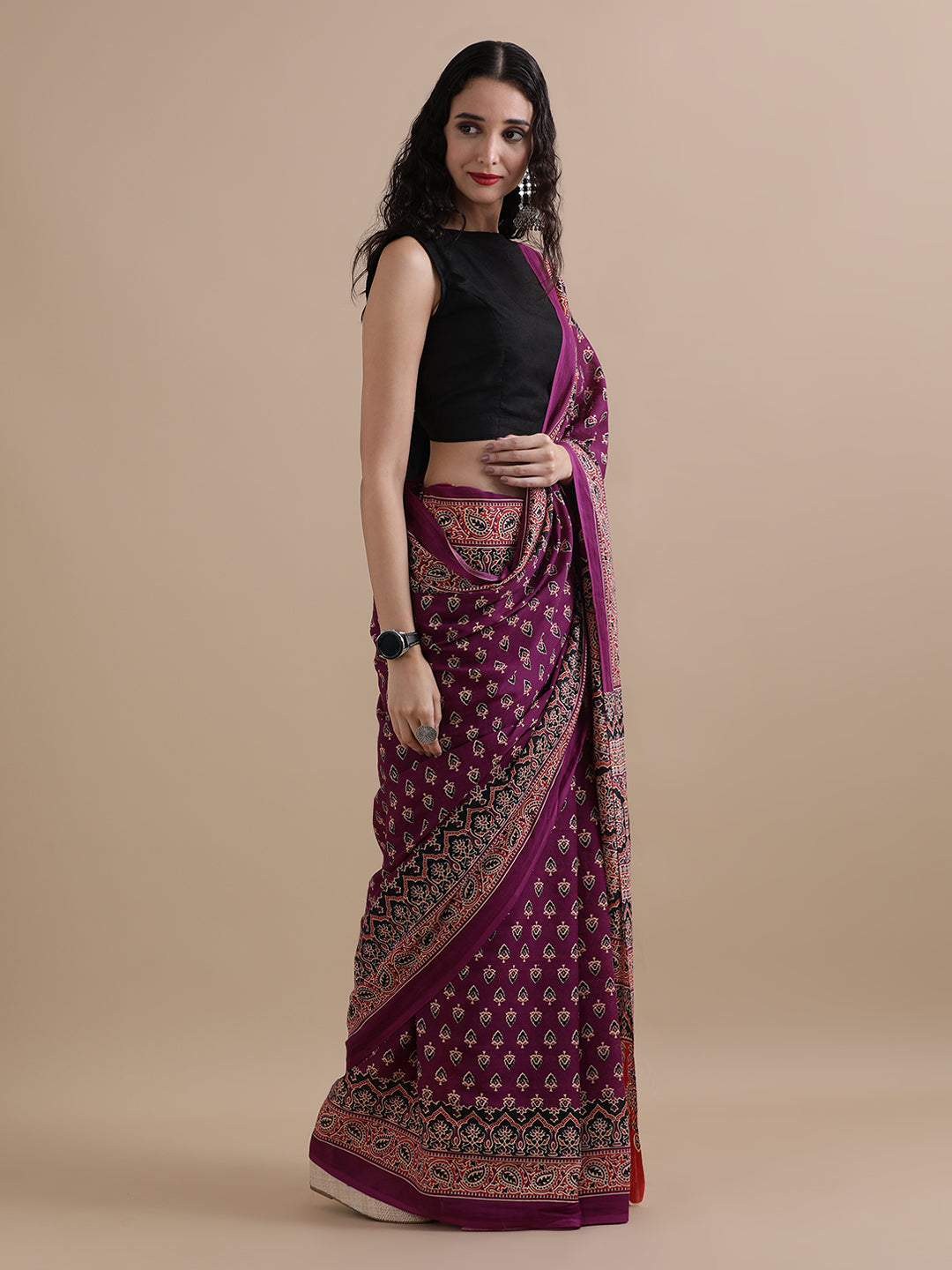 Mulmul Cotton Printed Saree