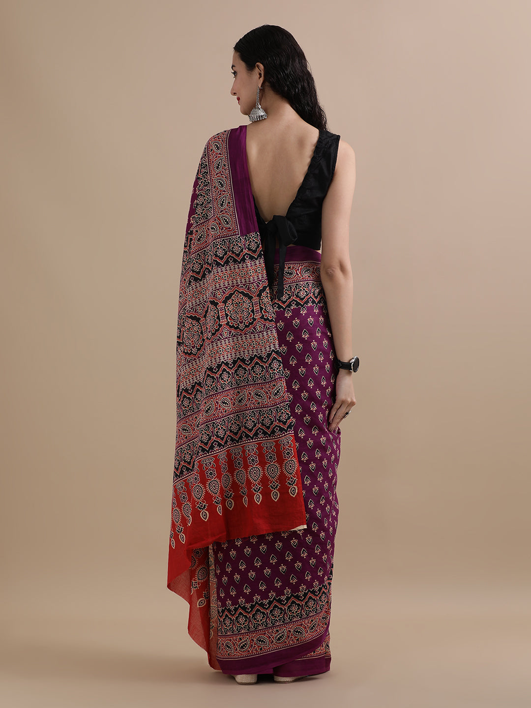 Mulmul Cotton Printed Saree