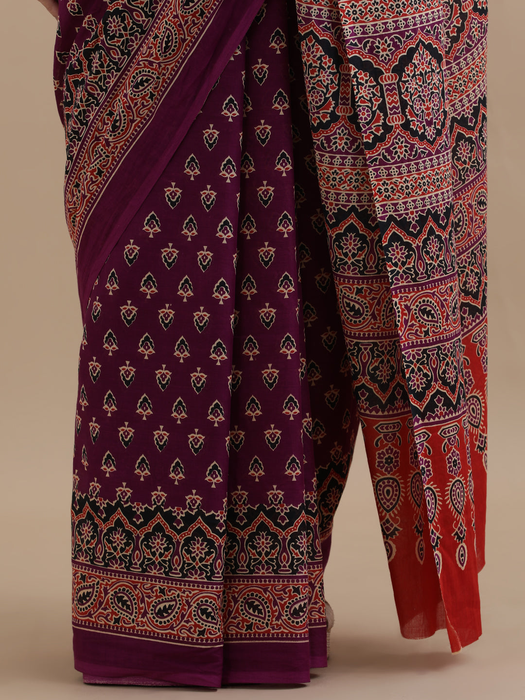 Mulmul Cotton Printed Saree