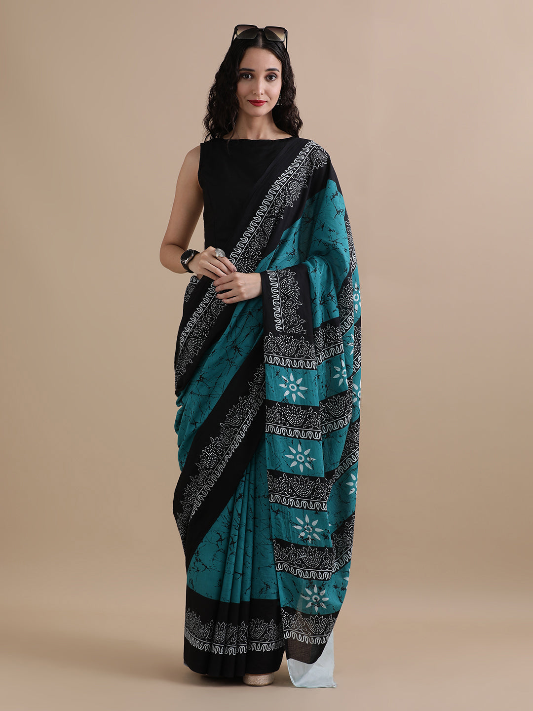 Mulmul Cotton Printed Saree