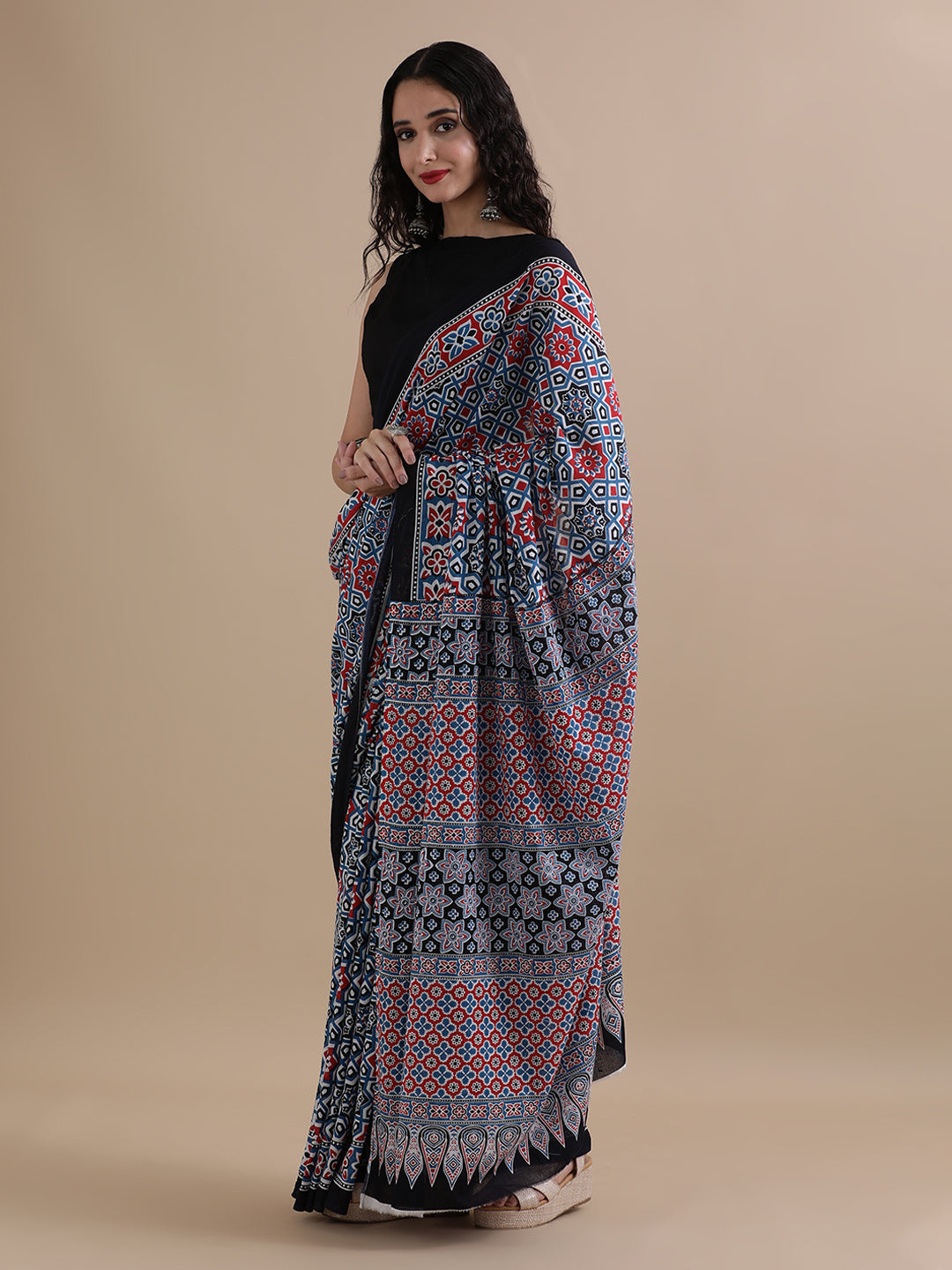 Mulmul Cotton Printed Saree