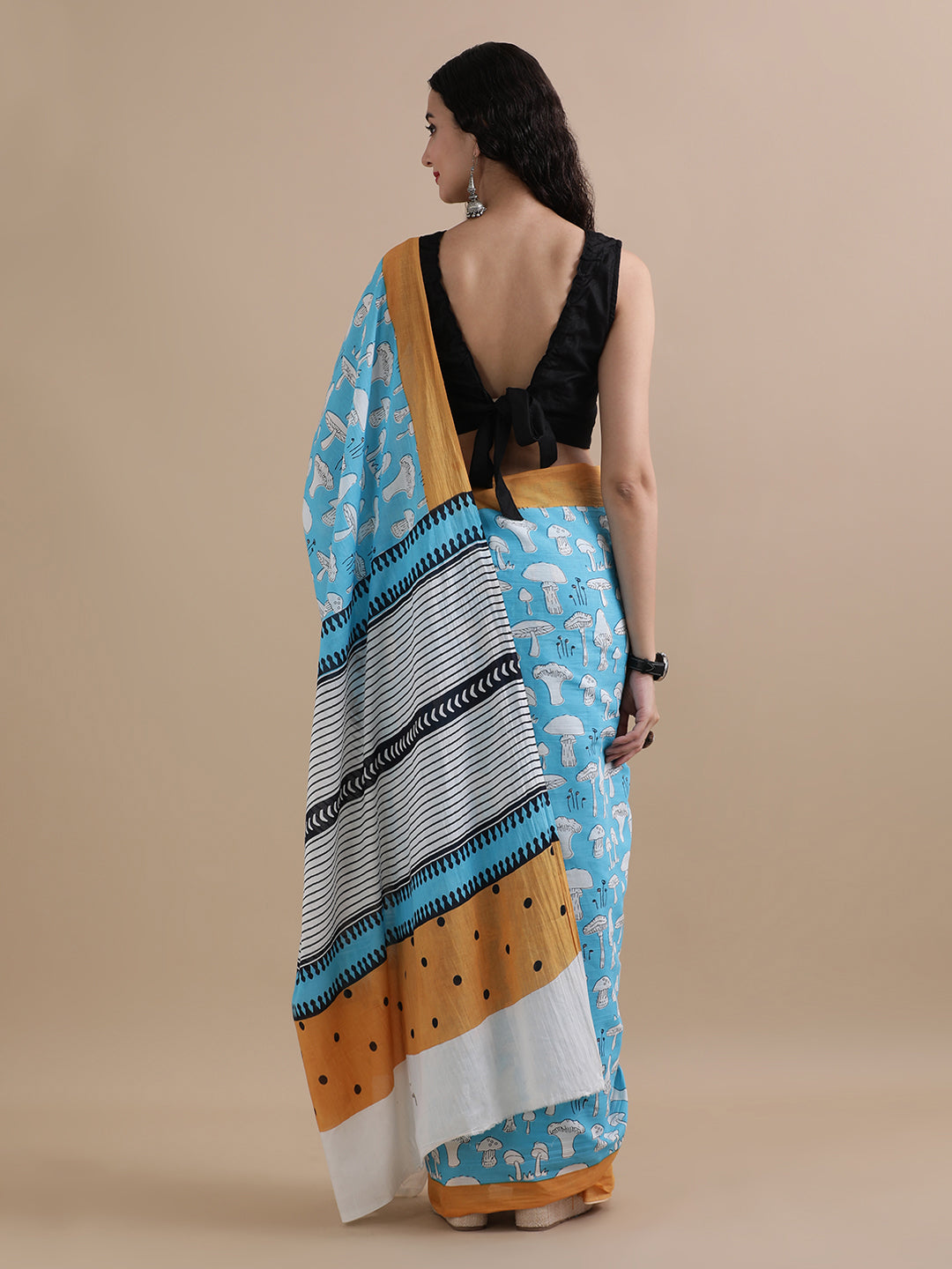 Mulmul Cotton Printed Saree