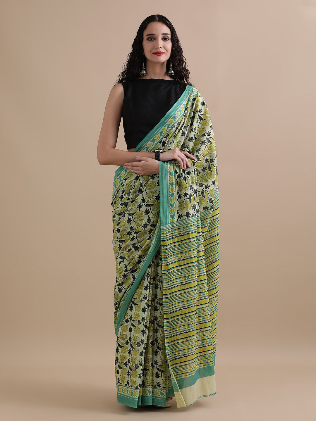 Mulmul Cotton Printed Saree