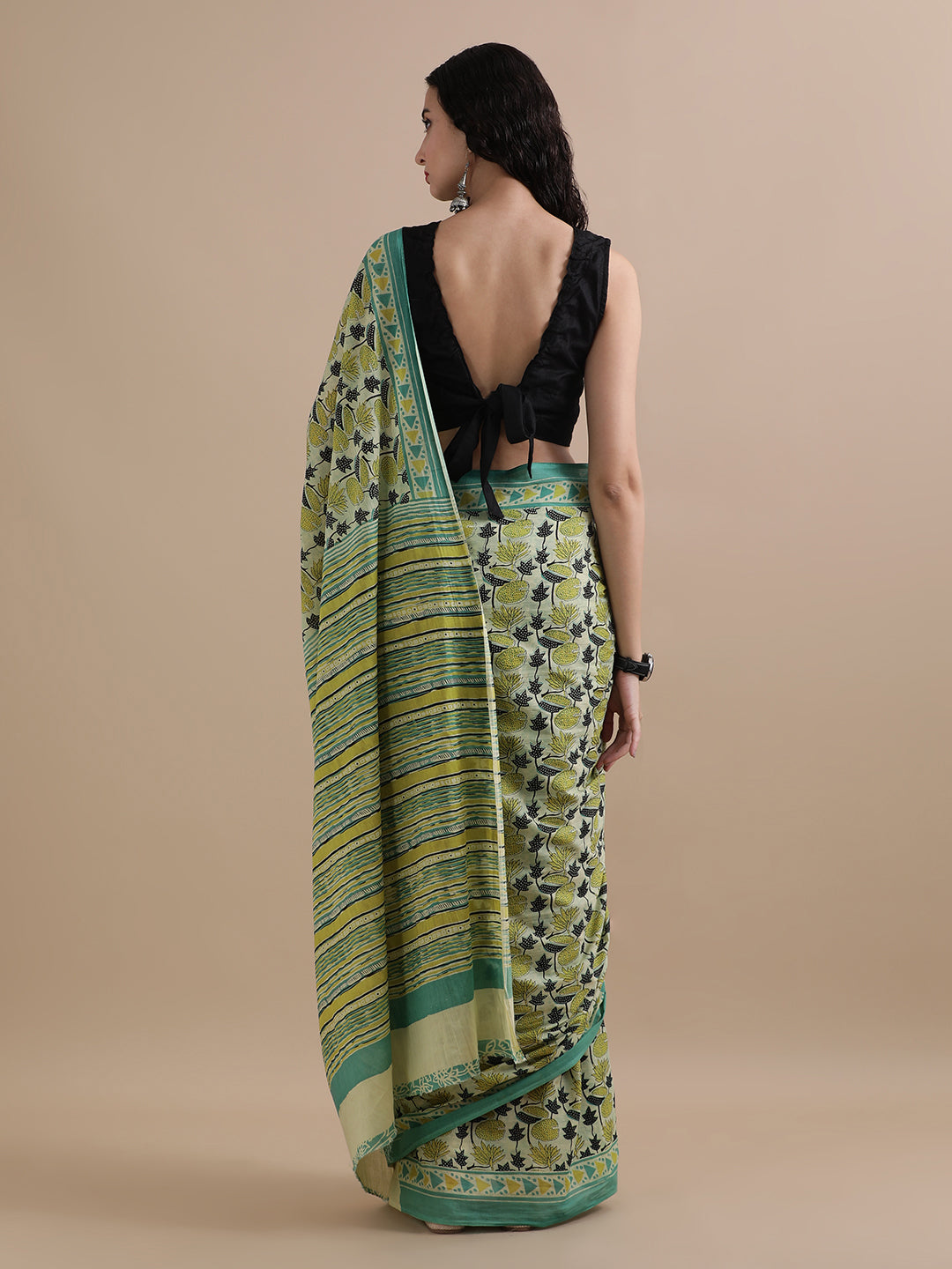 Mulmul Cotton Printed Saree