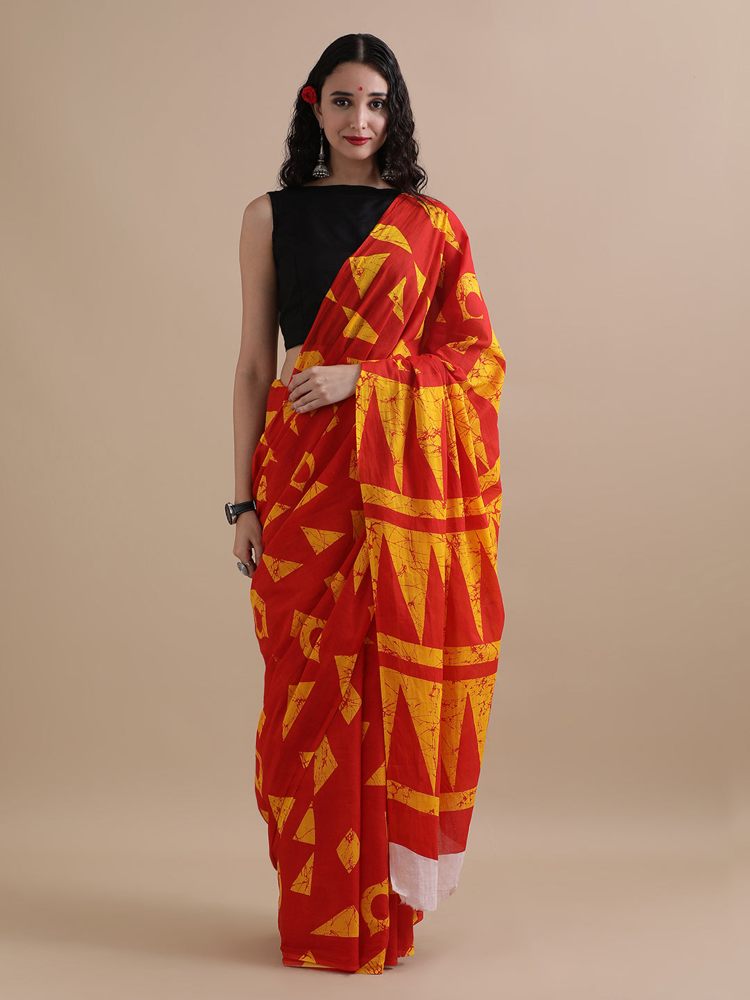 Mulmul Cotton Printed Saree