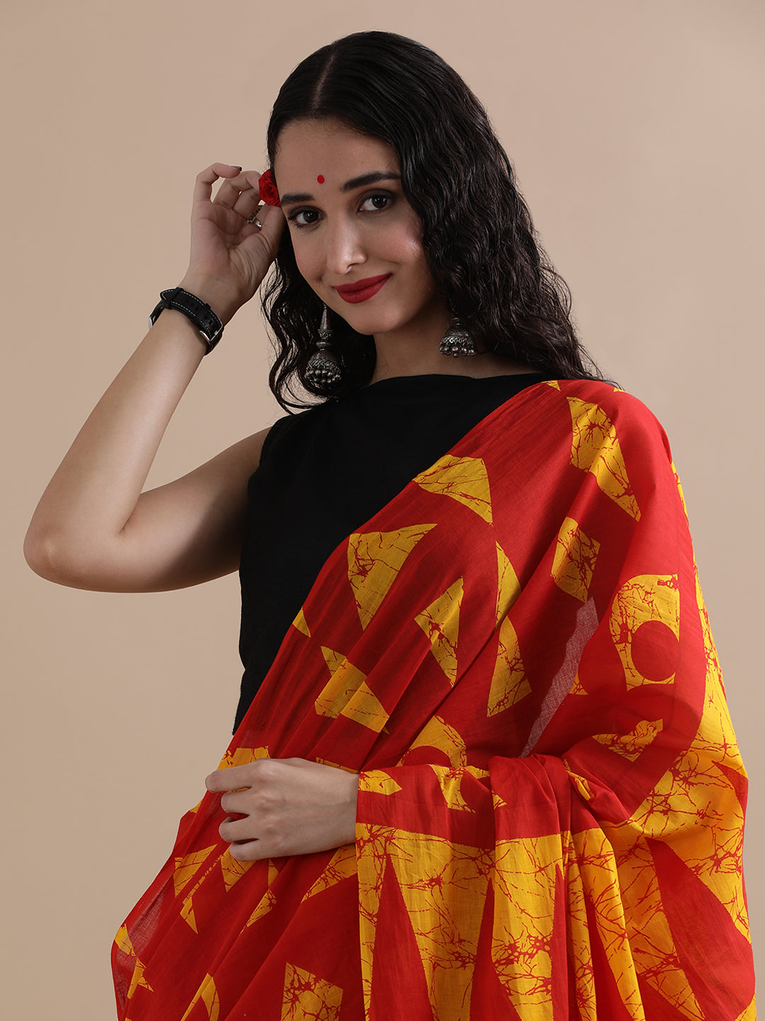 Mulmul Cotton Printed Saree