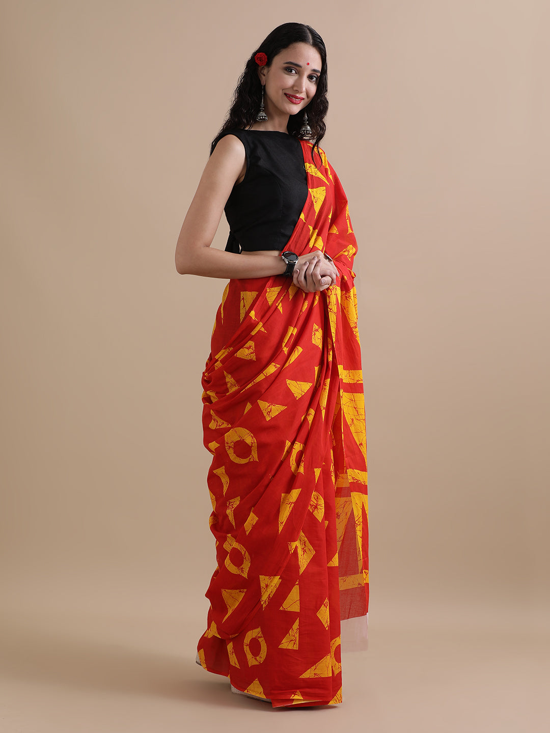 Mulmul Cotton Printed Saree