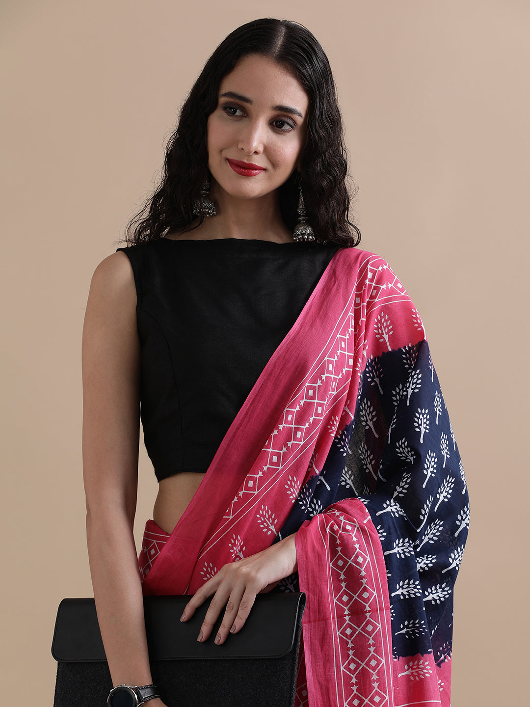 Mulmul Cotton Printed Saree