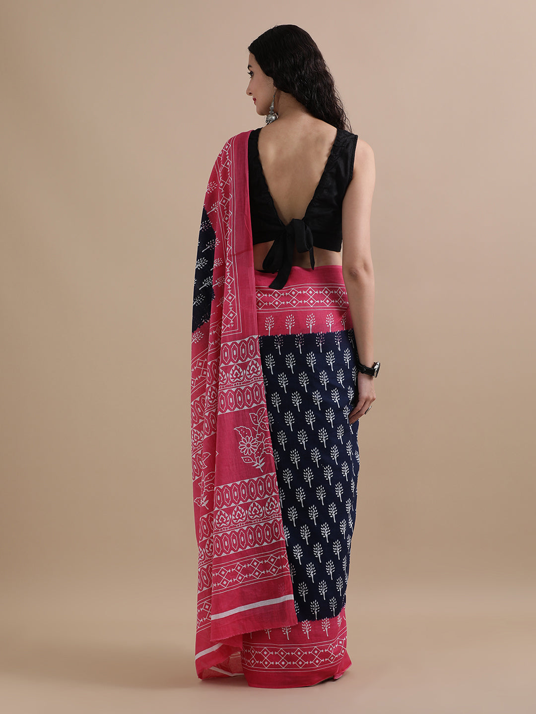 Mulmul Cotton Printed Saree